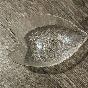 Decorative Tray with Gold Rim